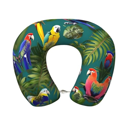 Almohada de viaje ergonómica de espuma viscoelástica negra miniatura 1