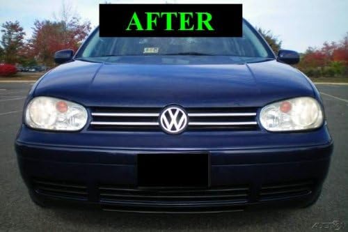 Miniatura 4 de Compatible con Volkswagen VW Golf GTI 1999-2005 Kit de parrilla cromada MK4 MKIV 2000 2001 2002 2003 2004 99 00 01 02 03 04 05 GLS GL TDI VR6 R32