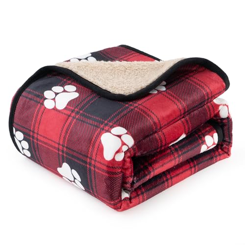 CAPT.SNOOZE Washable Waterproof Dog Blankets for Large Dogs 50"x60"