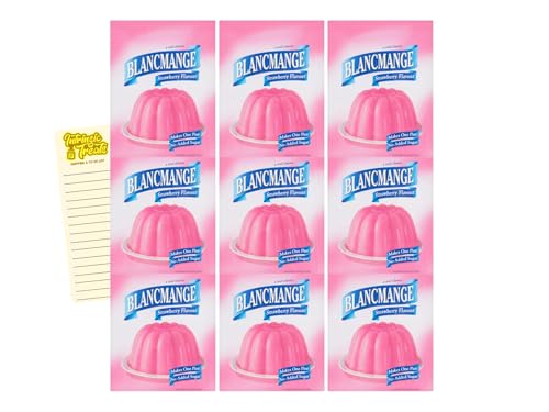 Dessert Bundle with Pearce Duffs Strawberry Blancmange 35g x9 and Intrinsic Treats Shopping List Card