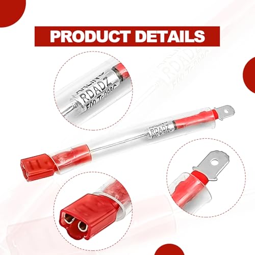 Image of 91447 RV Water Heater Thermal Cutoff Kits, Compatible #GC6AA-9E GCH10A-2E GCH6-4E G6A-8E G610-3E GH610-3E GCH6-6E G6A-7E RV Atwood 93866 Water Heater Cutoff, 8Pcs Water Heater Parts