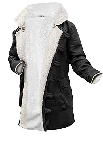 ムートン調フェイクファーコート ブラウン