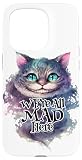 Cheshire cat We're All MAD Here Alice in Wonderland Quote Case for iPhone 15 Pro