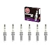 6 pc NGK Ruthenium HX Spark Plugs compatible with Infiniti G37 3.7L V6 2008-2013