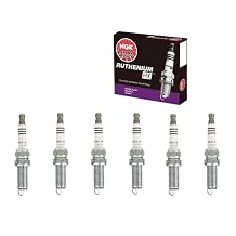 6 pc NGK Ruthenium HX Spark Plugs compatible with Infiniti G37 3.7L V6 2008-2013