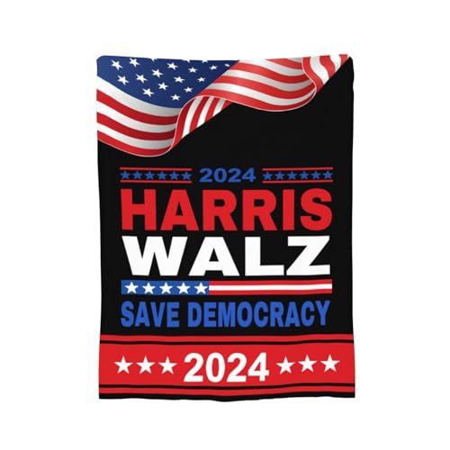 Zyatbwi 127 x 102 cm Kamala Harris Walz 2024 Coperta Presidente Tim Walz 2024 Coperta Harris Waltz 2024 Coperta 9