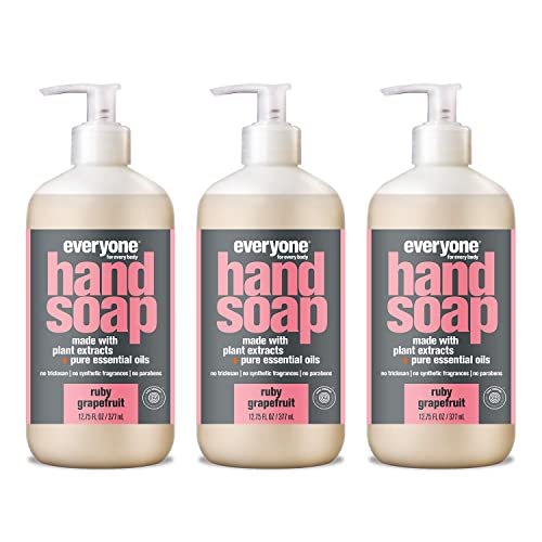 Everyone-Liquid-Hand-Soap-1275-Ounce-Pack-of-3-Ruby-Grapefruit-Plant-Based-Cleanser-with-Pure-Essential-Oils