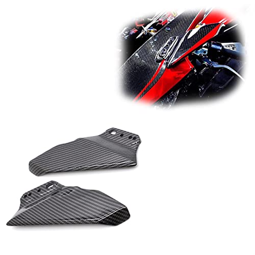 Aileron Carénage Avant Ninja ZX-6R Moto Carbone Look Spoiler Aérodynamique Balade Sportive