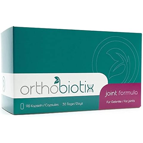 orthobiotix joint formula - mit Glucosamin, Chondroitin, MSM, Hyaluronsäure und 10 weiteren Nährstoffen - 90 Kapseln hochdosiert Cover