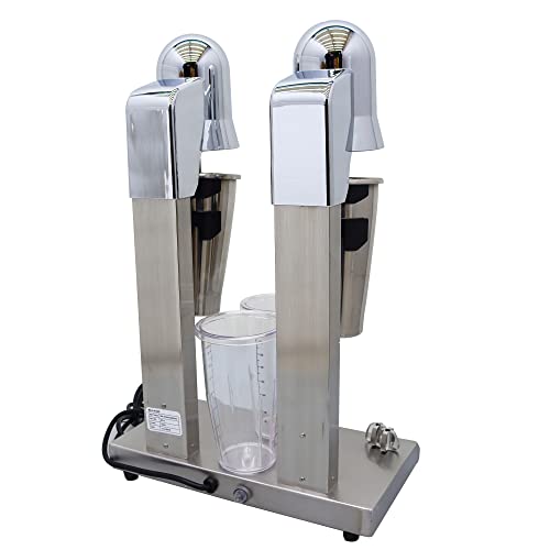 110V-180W-Double-Head-Drink-Mixer-Blender-Stand-Milk-Shaker-Mixer-Speed-Adjustable-Milkshake-Maker-Commercial-Milk-Shake-Machine-with-2pcs-Stainless-Steel-Cups-and-2pcs-Transparent-MS-2
