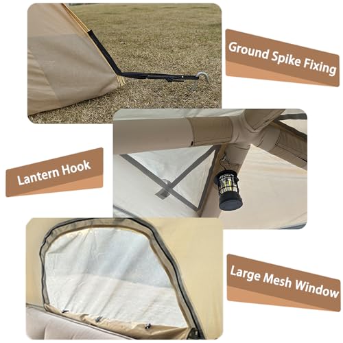 Carpa Inflable de Camping para 4 Personas Fácil Montaje miniatura 5