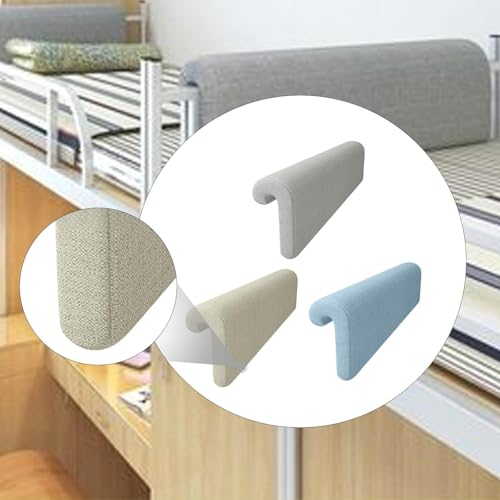 Image of Bed Hanging Headboard Pillow Modern Bedside Pillow Ergonomic Removable Cover Light Gray