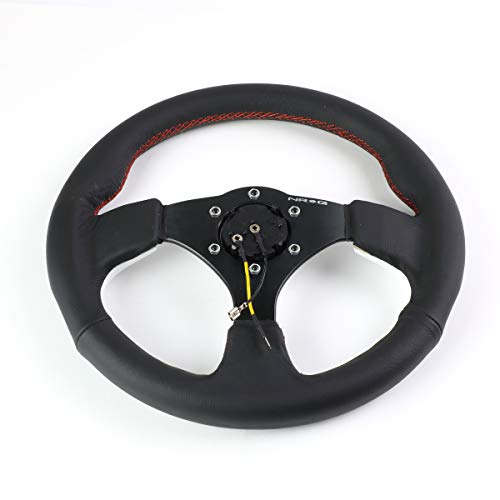 Nrg Innovations Rst-001Wt Reinforced Steering Wheel (320Mm Sport Steering Wheelwith White Trim) #TOP4
