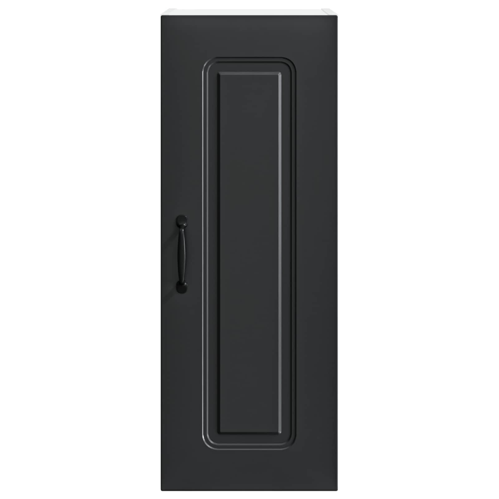 vidaXL Front do zmywarki Kalmar Czarny 30 x 31 x 80 cm