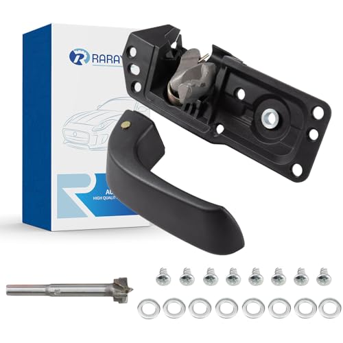 RARAYC Interior Door Handle Kit | for 2007-2014 Chevy Silverado, Tahoe, Avalanche, GMC Sierra, Yukon, Yukon XL, Cadillac Escalade | Replaces# Front Right Passenger Side 20871483, 80375
