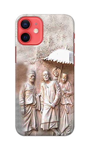 Image of Printed Hard Back Cover Case for Apple iPhone 12 | iPhone 12 Pro Back Cover (Sai Baba) -1803