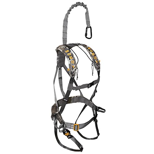 Muddy Hunting Tree Stand Safety Systems Lightweight Padded Nylon Whitetail Deer Quick-Release Ambush Optifade Elevated II Harness #1