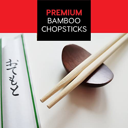CAPACITEA Bamboo Chopsticks, Disposable(20cm - 30 Pairs) - Image 5