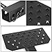 DNA Motoring Universal Trailer Truck Towing Heavy Duty Hitch Step Bar for 2” Receivers, Rear Bumper Protector for Vehicle, Pickup, car, PT-ZTL-8085-BK