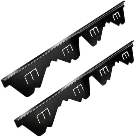KOHUIPU Stove gap covers for electric stove,2 Pack Black Stainless Steel Stove side Gap Covers Adjustable Length 13.8 inches to 27.5 inches,0.79 inch width gap cover for stove and counter