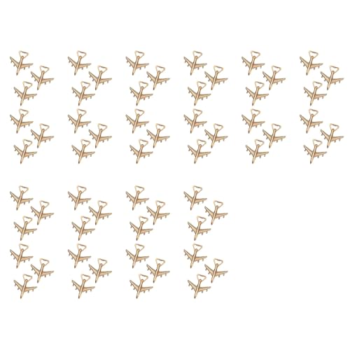 Wuden Pack of 60 Airplane Bottle Opener Gift Box Air Plane Travel Beer Bottle Opener Favor Wedding Birthday Decorations