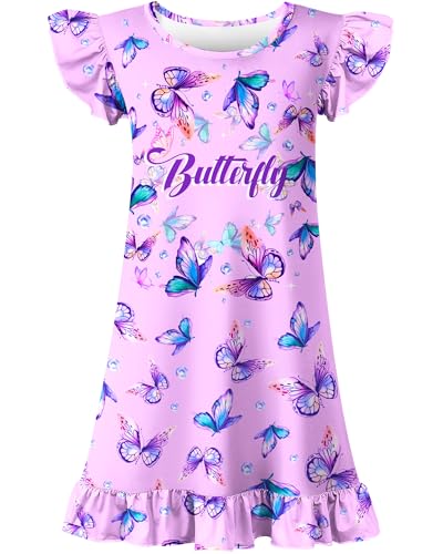 Girls Nightgowns Toddler Nightgown Cute Pajamas Dress Night Gowns for Kids Girl Clothes Girls' Sleepwear 3-9 Years