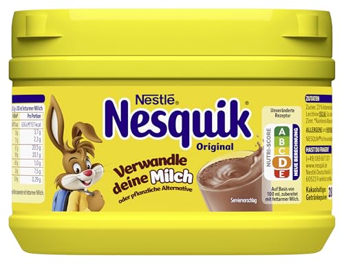 Nestlé Nesquik Original kakaohaltiges Getränkepulver, ideal für Milchshakes & heiße Getränke, 1er Pack (1 x 280g)