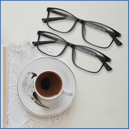 Image of Baomain 2-Pack Anti-Reflective Reading Glasses - Lightweight Anti-Glare Computer Readers for Men /Women