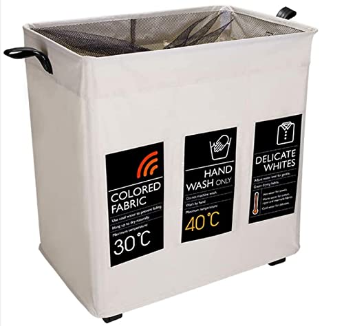 q-pluffy Laundry Basket, Foldable Thin Laundry Sorter Hamper, Foldable Waterproof Laundry Bin, Collector For Bedroom, Home, Hotel