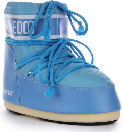 Larghezza scarpa: media Moon Boot Mb Icon Low Nylon Stivali da neve da donna blu, Blu, 39/41 EU