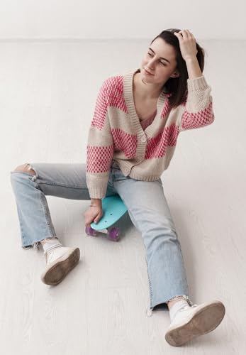 AWS/American Made 6 Pairs Solid Cotton Cushion Crew Socks for Women2