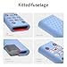 AKSHFETH Silicone Cover for Hisense Remote Control ERF6A80 ERF6G80H ERF6F80H Protective Remote Cover Compatible with Hisense U6 U7 U8 U9 Series 4K UHD Smart TV (Glow Blue)