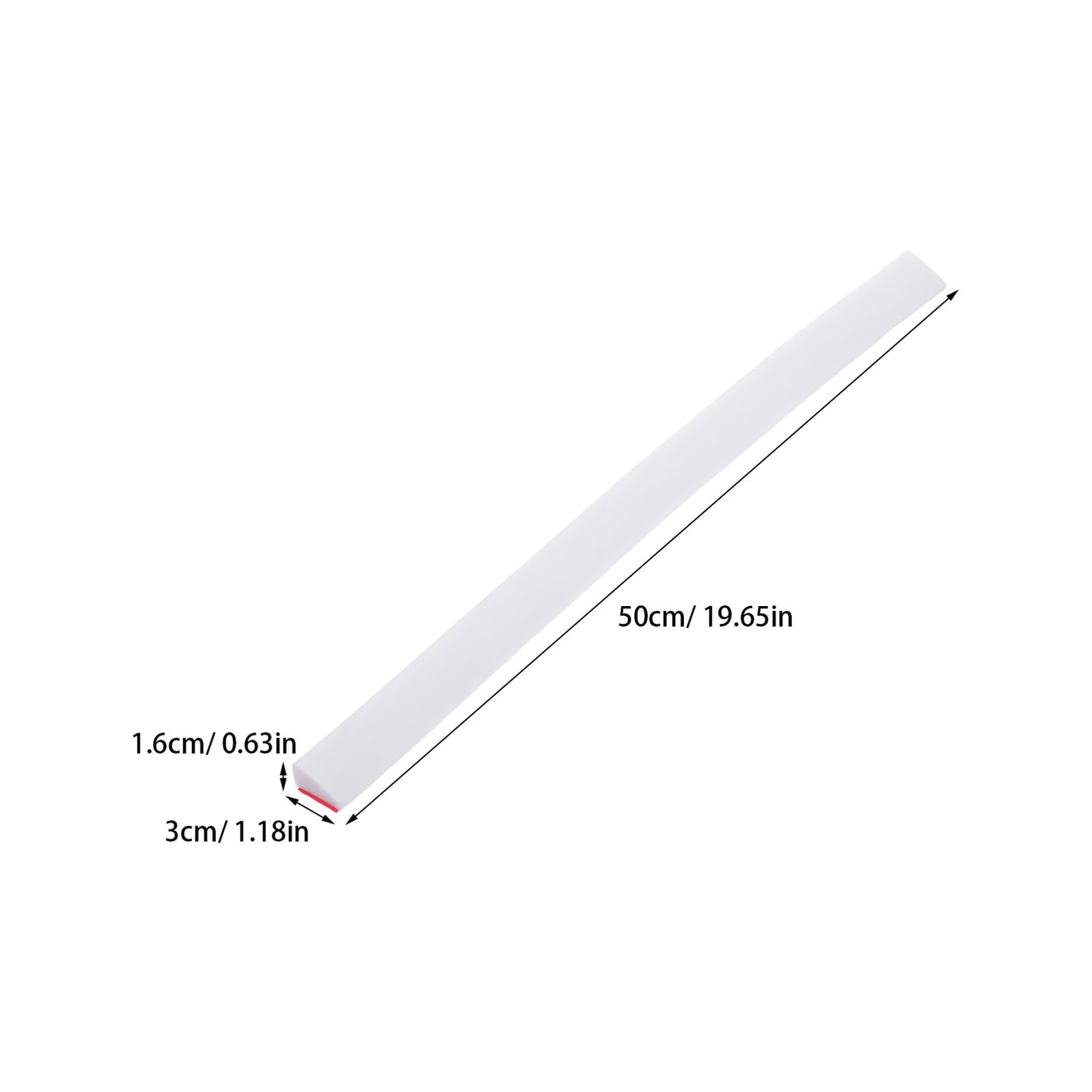 Tira de para l de Puerta 50 CM Altura 16 CM 2 Piezas Barrera de Agua para Baño y Fregadero Protector contra Saladuras pa Anslizante Segura para