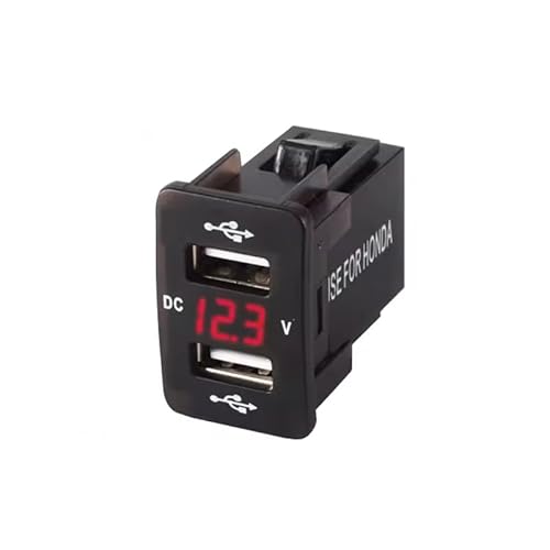 zmart HONDA�Ή� �� type-B 4.2A 36mmX24mm �f���A�� USB QC �J�[�\�P�b�g �[�d�� 12-24V �d���v LED �J�[�A�N�Z�T���[ �d���A�_�v�^�[ �g�ѓd�b�p �}��USB �V�K�[�\�P�b�g �}���ԍړd���v LED�\�� �p