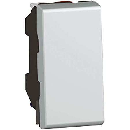 Interrupteur Va-et-vient Legrand Mosaic – Blanc, Voyant Lumineux, 1 Module