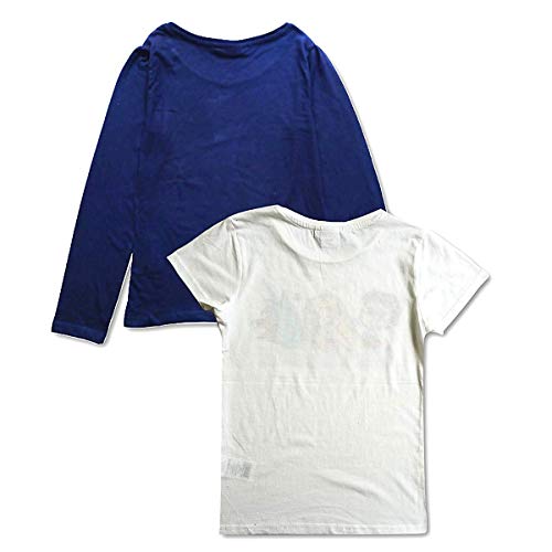 Image of TuddyBuddy 100% Cotton Full Sleeves Half Sleeves Baby Girl's Top Cum T-Shirt for Summer