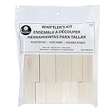 Walnut Hollow Basswood Whittlers Carving Blocks, 10 Piece, Natural