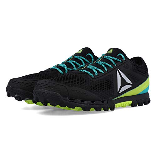 Reebok AT Super 3.0 Stealth, Zapatillas de Trail Running Mujer, Multicolor (Black/Solid Teal/Neon Lime/Pure Silver 000), 40.5 EU