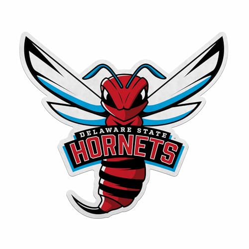 Fanion NCAA Delaware State Hornets en feutre doux haut de gamme pour intérieur soigné