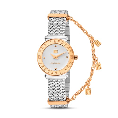 GUY LAROCHE Analog Silver Dial Womens Watch-GLWLG0000912 (B0D5YM64DW) Amazon Price History, Amazon Price Tracker