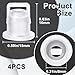 Lekgavd 4pcs Transfer Case Cable Bushing Kits, 68064273AB Automotive Shifter Linkage Bushing Compatible with 2007-2018 for Replacement