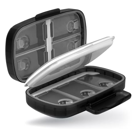 Weekly Pill Organizer, XL Large Pill Organizer, Portable Pill Box for Pocket or Purse, Waterproof IPX7 Travel Pill Box Case for Vitamin, Medicine, Supplement, Fish Oil Cover