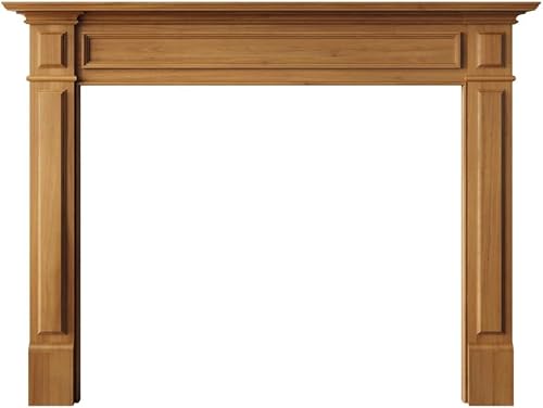 Miniatura 7 de Modern Ember Riversdale - Kit envolvente de chimenea de madera de 48 x 42 pulgadas, sin terminar, diseño tradicional con moldura de marco de fotos