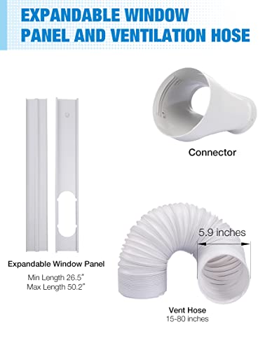 Upstreman Uak06C Portable Air Conditioner, 10000 Btu For Rooms Up To 250 Sq.ft, Remote Control, Auto Cooling, Dehumidifier & Fan Mode, Easy Installation Pack Included, Home, Rooms, Office #TOP6