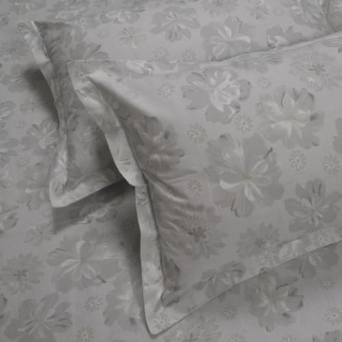 Image of Huesland by Ahmedabad Cotton 144 TC Double Bedsheet Cotton with 2 Pillow Covers | Dark Grey, Dim Grey & Light Grey