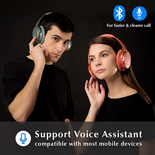 Srhythm-NC35-Noise-Cancelling-Wireless-Headphones-Bluetooth-50-Foldable-Over-Ear-Headset-with-Build-in-Mic50-Hrs-PlaytimeMulti-Point-Bluetooth-Connection-Voice-Call