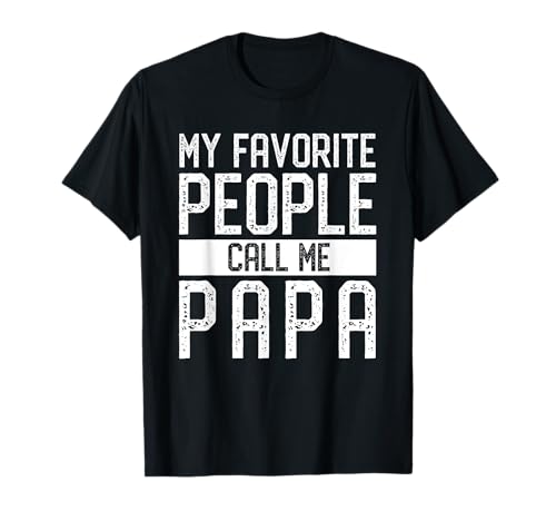 My Favourite People Call Me Dad Family Matching Design T-Shirt