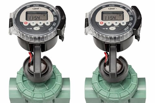 2-Pack Orbit 57860 Battery Operated Sprinkler Timer with Valve - Battery-Operated Sprinkler Timer with Valve for Easy Watering
