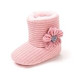 Botas de Ganchillo Lana Bebé Invierno Soft Sole Crib Calien