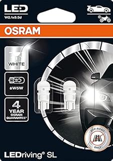 OSRAM LEDriving® SL,  W5W, White 6000K, LED signal lamps, Off-road only, non ECE, Double Blister